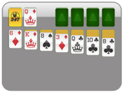 Play 1 Card Solitaire