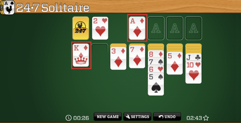 solitaire tableaus