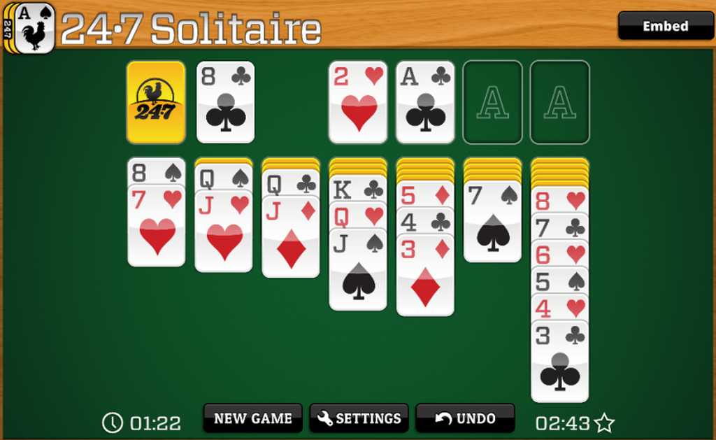 solitaire gameplay